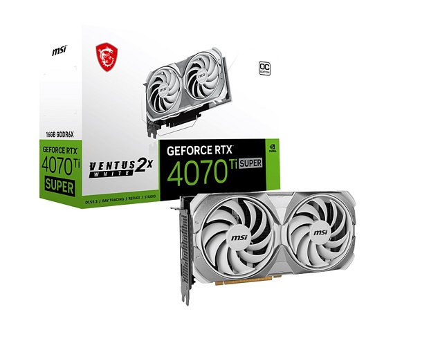 MSI RTX 4070 Ti SUPER 16G VENTUS 2X WHITE OC