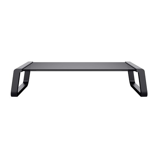 TRUST MONTA GLASS MONITOR STAND BLK