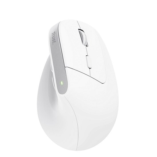 TRUST BAYO+ ERGONOMIC WIRELESS MOUSE WHT