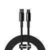 Baseus Datový kabel Tungsten Gold PD 20W 2m USB-C/Lightning černý