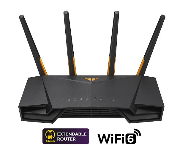 TUF-AX3000 V2 (AX3000) Wifi 6 Extendable Gaming router, 2,5G port, 4G/5G Router replacement, AiMesh