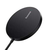 Baseus Bezdrátová nabíječka do sítě Simple Mini3 15W USB-C černá