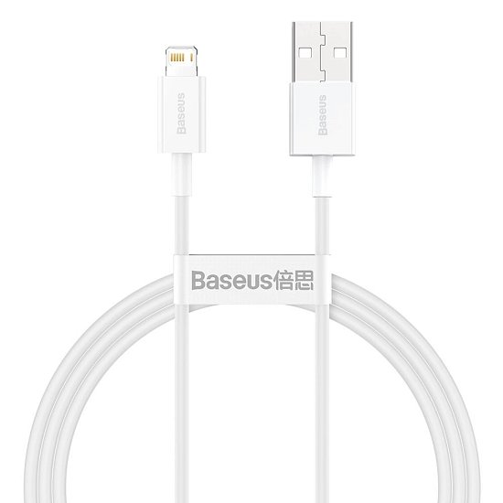 Baseus Datový kabel Superior Series USB/Lightning 1m (2.4 A) bílá