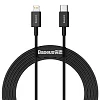 Baseus Datový kabel Superior Series USB-C/Lightning 20W 2m černý