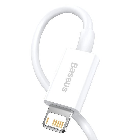 Baseus Datový kabel Superior Series USB/Lightning 1m (2.4 A) bílá