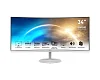 MSI/PRO MP341CQW/34"/VA/3440x1440/100Hz/1ms/White/2R