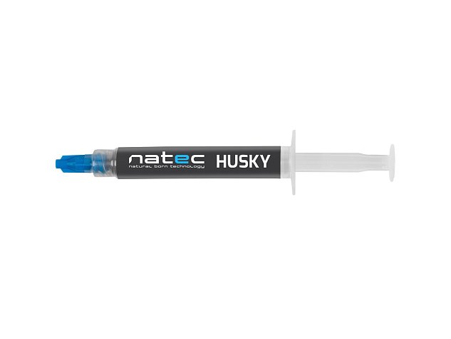 Teplovodivá pasta na CPU Natec Husky, tep. vodivost 4.6 W.m, 4g