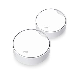 TPLink AX3000 Smart Home WiFi6 System with POE Deco X50-PoE(2-pack)