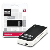 AXAGON CRE-X1, USB 2.0 externí MINI čtečka 5-slot ALL-IN-ONE