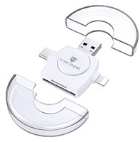 VIKING ČTEČKA PAMĚŤOVÝCH KARET V4 USB3.0 4V1 bílá VIKING ČTEČKA PAMĚŤOVÝCH KARET V4 USB3.0 4V1 bílá