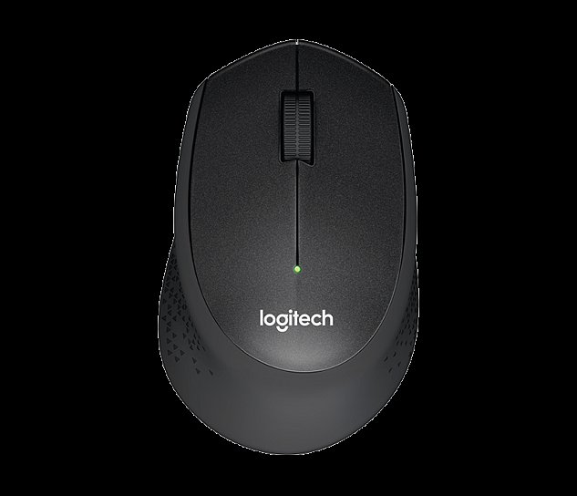 Logitech M330/Kancelářská/Optická/Pro praváky/1 000 DPI/Bezdrátová USB/Černá