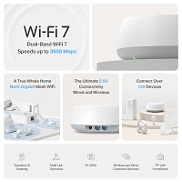 TP-link Wifi7 home mesh Deco BE25(3-pack)