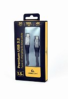 GEMBIRD Premium USB-C 3.2 gen 2 20 Gbps 100W1.5 PD