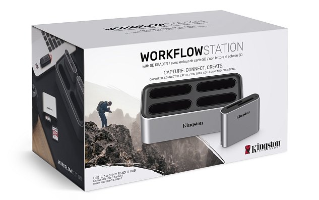 Kingston dokovací stanice Workflow + čtečka SD karet