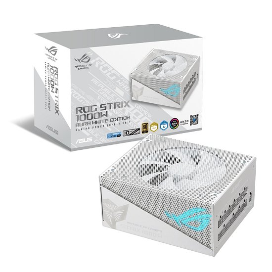 ASUS ROG-STRIX-1000G-AURA WHITE GAMING 1000W GOLD