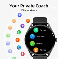 QCY Smartwatch GT S8/Black/Sport Band/Black