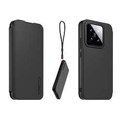 Made for Xiaomi Book Pouzdro s Poutkem pro Xiaomi 14 Black