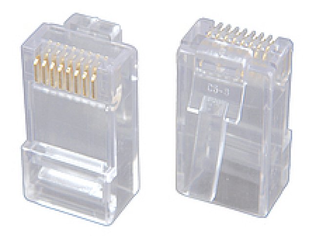 Konektor RJ45 CAT5E UTP 8p8c pro licnu 1ks