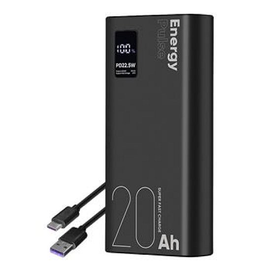 OBAL:ME EnergyPulse Powerbanka 20000mAh 22.5W Black