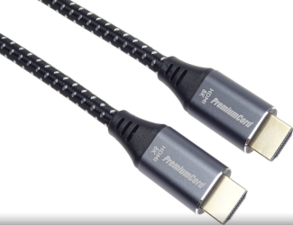 PremiumCord ULTRA HDMI 2.1 High Speed + Ethernet kabel 8K@60Hz,zlacené 5m