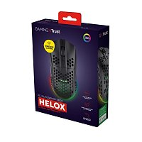 Trust Gaming GXT 929 Helox/Herní/Optická/Pro praváky/4 800 DPI/Bezdrátová USB/Černá