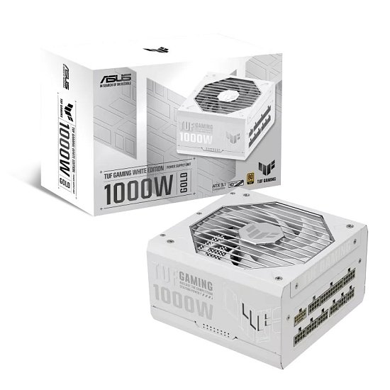 ASUS TUF Gaming White Edition/1000W/ATX 3.0/80PLUS Gold/Modular/Retail