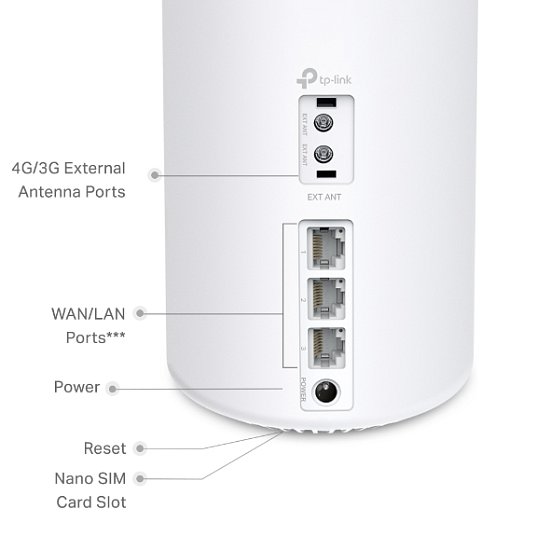 TP-Link Deco X10-4G(1-pack) 4G+ AX1500 Mesh Wifi6 LTE System