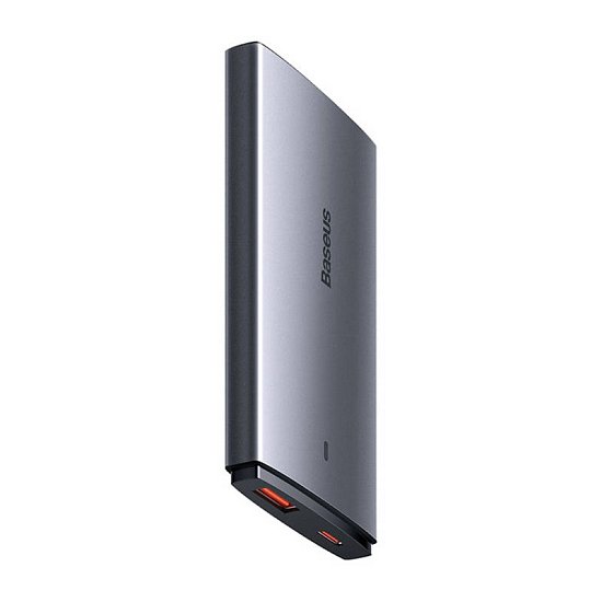 Baseus Nabíječka do sítě GaN5 Pro Ultra Slim USB-C/USB-A 65 W šedá