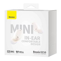 Baseus Bluetooth sluchátka Bowie EZ10 bílé