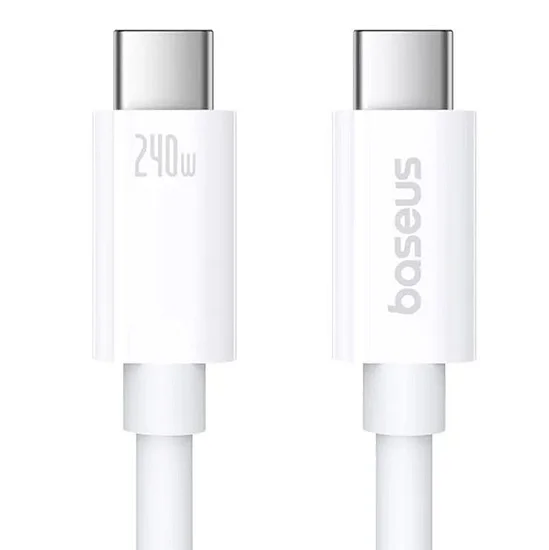 Baseus Superior Series 2 Fast Charging Datový Kabel USB-C - USB-C 240W 1m Moon White