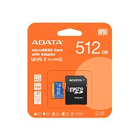 Adata/micro SDXC/512GB/UHS-I U1 / Class 10/+ Adaptér