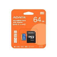 ADATA MicroSDXC 64GB UHS-I 100/25MB/s + adapter