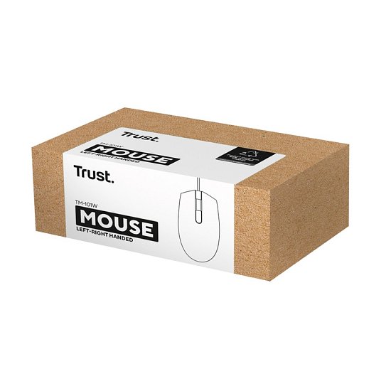 TRUST TM-101W MOUSE ECO WHT