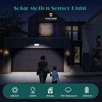 Venkovní solární LED světlo se senzorem M108 Venkovní solární LED světlo se senzorem M108
