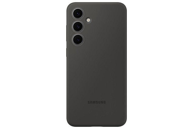 Samsung Silikonový zadní kryt pro Samsung Galaxy S24 FE Black