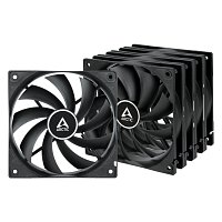 ARCTIC F12 Value Pack (Black) - ARCTIC F12 Case Fan - 120mm case fan low noise - Pack of 5pcs