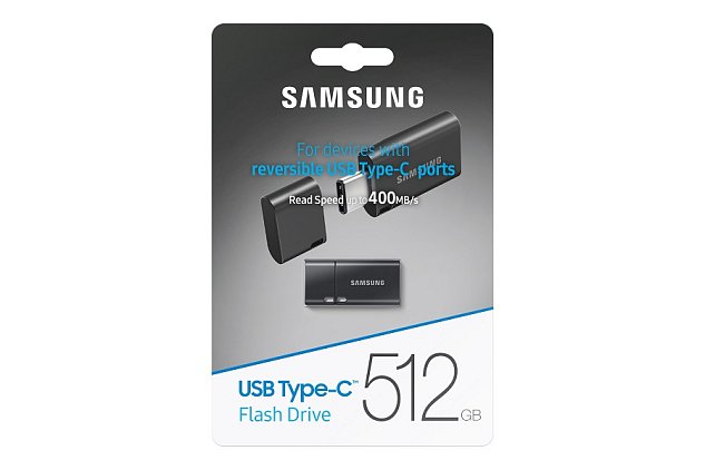 Samsung/512GB/USB 3.2/USB-C/Šedá