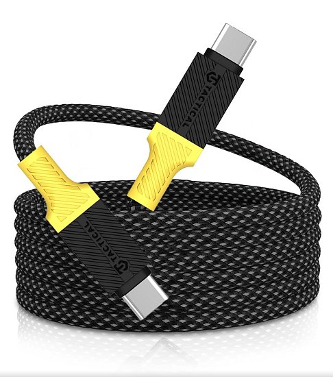 Tactical MagRope USB-C/USB-C 1m Black/Yellow