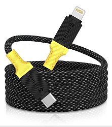 Tactical MagRope USB-C/Lightning 1m Black/Yellow