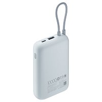 Xiaomi Power Bank 10000mAh (Integrated Cable) Ice Blue GL