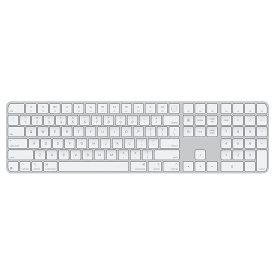 Magic Keyboard Numeric Touch ID - US - White