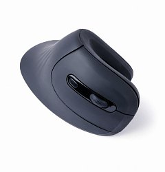 Gembird MUSW-ERGO-03/Ergonomická/Optická/Pro praváky/1 600 DPI/Bezdrátová USB/Černá