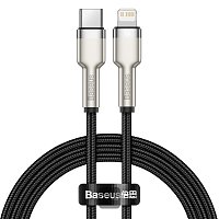 Baseus datový kabel Cafule USB-C/Lightning 1m PD 20W černý