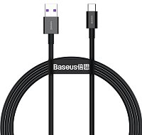 Baseus datový kabel Superior USB-C 1m 6A 66W černý Baseus datový kabel Superior USB-C 1m 6A 66W černý