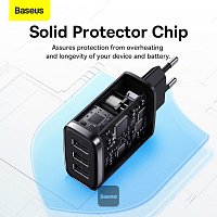 Baseus nabíječka do sítě Compact 3xUSB 17W černá