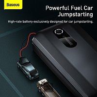 Baseus power banka Super Energy Air 10000 mAh se startovacími kabely černá