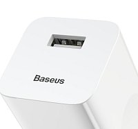 Baseus rychlonabíječka do sítě 1xUSB Quick Charge 3.0 24W bílá