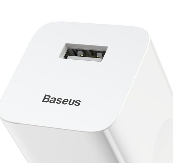 Baseus rychlonabíječka do sítě 1xUSB Quick Charge 3.0 24W bílá