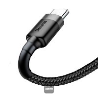 Baseus datový kabel Cafule USB-C 2m 2A šedo-černý