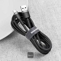 Baseus datový kabel Cafule USB-C 2m 2A šedo-černý